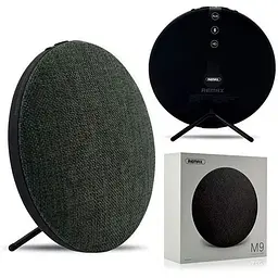 Колонка портативна Remax RB-M9 15Вт USB AUX FM Bluetooth чорна (00000016655) - мініатюра 2