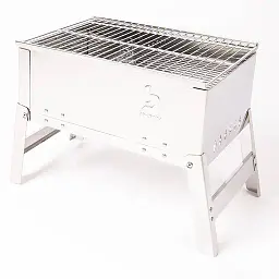Гриль вугільний Bo-Camp Compact Delux Silver (8108360) - мініатюра 2
