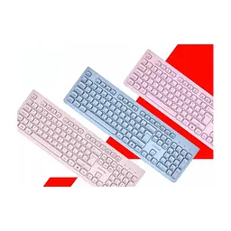 Клавіатура Canyon HKB-W01 Silent Wireless UA Blue (CNS-HKBW01BL) - мініатюра 5