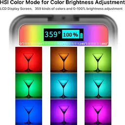 Накамерне світло Ulanzi VL49 RGB Black [75195] - мініатюра 9
