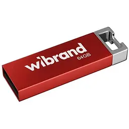 USB флеш накопичувач Wibrand 64GB Chameleon Red USB 2.0 (WI2.0/CH64U6R)