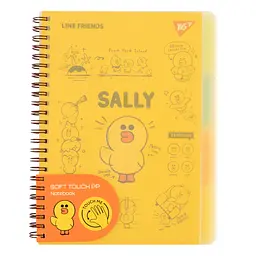 Зошит для записів YES А5 80 арк софт-тач Line Friends Sally (765736)