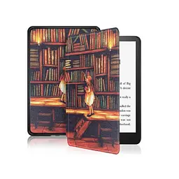 Чохол до електронної книги BeCover Smart Case Amazon Kindle Paperwhite 12th Gen. 2024 7"/Colorsoft (2024) Library Girl (712856) - мініатюра 4