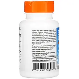 Ультра кордицепс плюс Doctor's Best Ultra Cordyceps Plus 60 рослинних капсул - мініатюра 3