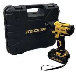 Шуруповерт професійний акумуляторний Zegor CDP-21Q/21В/37 Нм/дві швидкості/2 батареї 21 В 2 Ач/реверс/підсвічування/кейс
- мініатюра 9