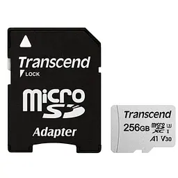 Карта пам'яті Transcend 256GB microSDXC class 10 UHS-I (TS256GUSD300S-A) - мініатюра 1