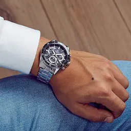 Годинники чоловічі кварцові наручні Оригінал Casio Edifice EFR-552D-1AVUEF на сталевому браслеті (модуль 5490) - мініатюра 8