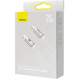 Кабель Baseus Crystal Shine Series USB-C to Lightning 20W 1.2m Pink (CAJY001304) [169541] - мініатюра 5