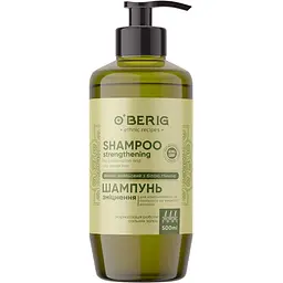 Глина-шампунь O'BERIG Винно-хмелевий з білою глиною для комбінованого та схильного до жирності волосся 500 мл