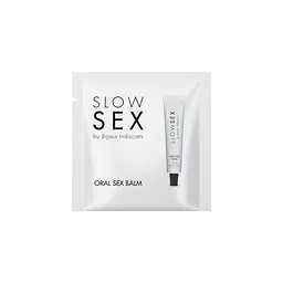 Пробник стимулювального бальзаму для мінету Bijoux Indiscrets Slow Sex Oral sex balm