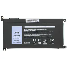 Батарея для ноутбука Dell WDX0R (Inspiron: 15 5568 13 5368 13 5378) 11.4V 3400mAh 39Wh Чорний - мініатюра 2