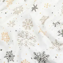 Дитяча постільна білизна фланель в ліжечко SNOWFLAKES CS11 COSAS (4822052480564) - мініатюра 9