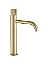 Змішувач для умивальника VBI Milano Tre високий brushed gold VBI-050101BG-H03BG