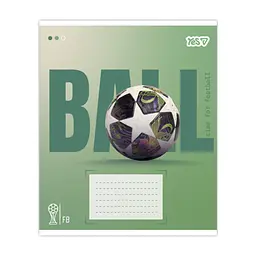 Зошит Yes Ball А5 36 аркушів лінія (768684), в асортименті - мініатюра 4