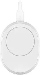 Зарядний пристрій BELKIN 15Вт Magnetic Stand Qi2, білий (WIA008VFWH) - мініатюра 2