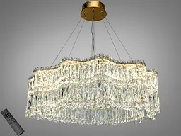 Підвісна кришталева люстра LED Diasha 576/800G, 125 Вт, 6875 лм,