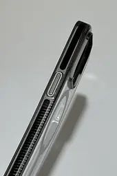 Оригінальний протиударний чохол Gear4 Crystal Palace MagSafe для iPhone 15 Pro (6.1") Прозорий Black - мініатюра 7