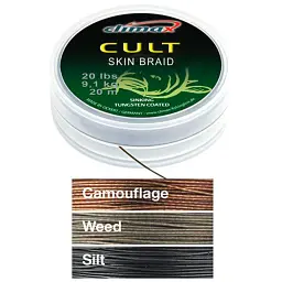 Повідковий матеріал Cli мax Cult Skin Braid 15 м (green brown) 30 lb