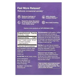Лаванда для спокою та розслаблення Nature's Way CalmAid, Clinically Studied Lavender 30 гелевих капсул - мініатюра 2