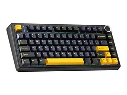 Клавіатура Aula F75 Kailh Pink Switch Black (6978080504890) - мініатюра 3