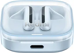 Навушники Xiaomi Redmi Buds 6 Active transparent blue (M2344E1 / BHR8394GL) (Global Version) - мініатюра 2