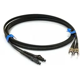 Оптичний патч-корд Eserver ST/UPC-LC/UPC MM (G50-OM3) 2 м duplex (UPC-2STLC(MM)D(ON)BK)