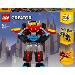 Конструктор LEGO Creator 3 v 1 Суперробот 159 деталей (31124)