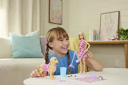 Ігровий набір Barbie Family and friends Прогулянка з песиком (JJB46) - мініатюра 7