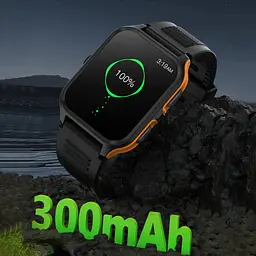 Смарт-годинник COLMi Tank P73 Black-Orange (KTK0001CP73BLO) - мініатюра 3