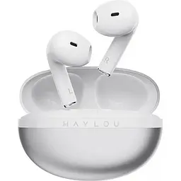 Бездротові навушники Bluetooth Haylou X1, BT5.3, ENC, IPX4, 6h, TWS Earbuds silver 2024 UA UCRF