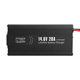 Зарядний пристрій для акумуляторних батарей LiFePO4 14.6V/20A Power Queen P12V20A-BCHA-X (44-00528) - мініатюра 3