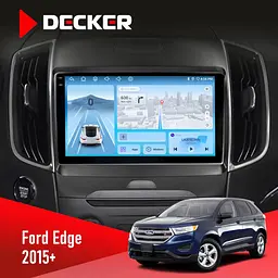 Штатная магнитола Ford Edge 2015+ Decker D9-010 6x128, DSP, 4G, 2K Decker (НФ-00004647)