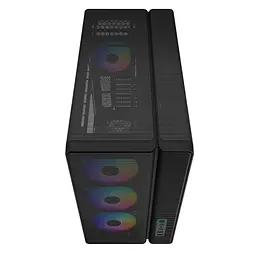 Корпус SAMA S50 без БЖ (S50-BKAGA4X1-GL) Black - мініатюра 6