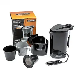 Автомобільний чайник Elegant 12V 400 мл (101 530) - мініатюра 2