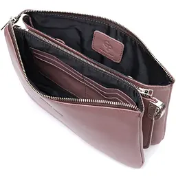 Шкіряна жіноча сумка GRANDE PELLE 26х15,5х3 см sum0023592 - мініатюра 6