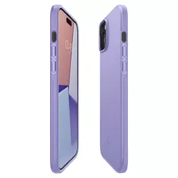 Чохол Spigen Thin Fit Iris Purple для iPhone 15 (ACS06780) - мініатюра 4