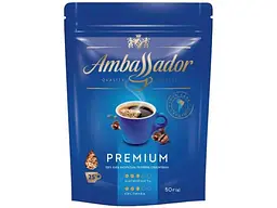 Кава розчинна AMBASSADOR 50г Premium пакет