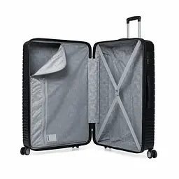 Валіза з поліпропілену Snowball 33703 велика 101л чорна (33703-L-Black) - мініатюра 4