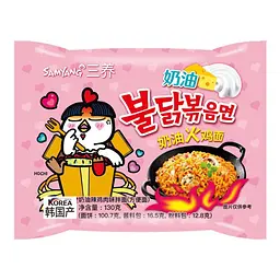 Лапша рамен Samyang Buldak Carbonara Spicy Ramen Булдак Гостра курка з карбонару 140 г