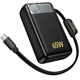 Портативний ЗП Power Bank Hoco Q53 Skillful PD65W 12000 mAh Black - мініатюра 2