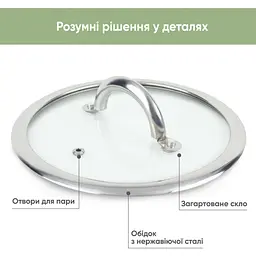 Каструля Krauff Originell зі скляною кришкою діаметр 20 см (26-238-051) - мініатюра 16
