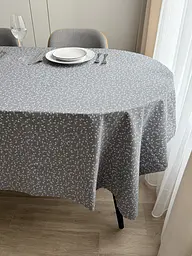 Скатертина столова Ecotton DUCK 170х220 см водовідштовхувальна сірий (V 11/ Grey) (25009)