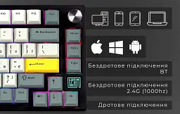 Клавіатура Epomaker TH80 SE Flamingo Switch Black [TH80-SE-B-F] [125685] - мініатюра 6