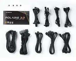 Блок живлення 1250 Вт, POLARIS 3.0, Black, модульний Chieftec teh0028826 - мініатюра 4
