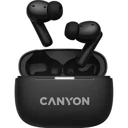 Навушники Canyon TWS headset OnGo TWS-10 ANC+ENC Black (CNS-TWS10B)