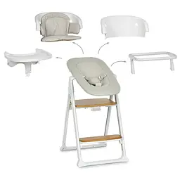 Дитячий стільчик для годування 4 в 1 GROWEE ME 1222 White - мініатюра 2