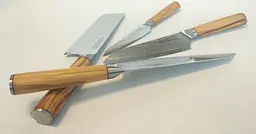 Набір ножів із дамаської сталі Damascus DK-OK 4004-E AUS-10 сталь 67 шарів 5 предметів - мініатюра 7