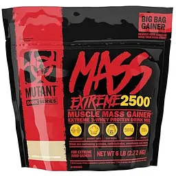 Гейнер Mass Extreme 2500, 2.72 кг Ваніль Mutant fit0017009