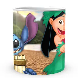 Кухоль GeekLand Lilo and Stitch Ліло і Стіч LS 02.08 330 мл білий - мініатюра 2