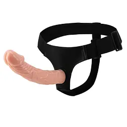 Страпон Ultra Passionate Harness тілесний 19.8 см - мініатюра 6